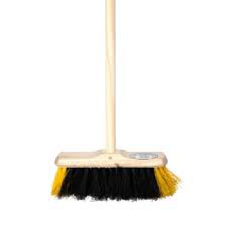 Picture of 11 BLK/WH SWEEP BRUSH & HANDLE 23402