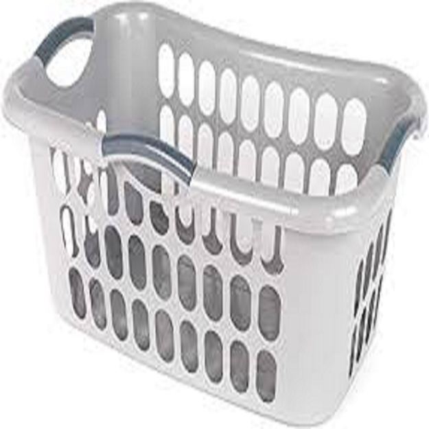 Picture of BELDRAY HIP HUGGER LAUNDRY BASKET GREY