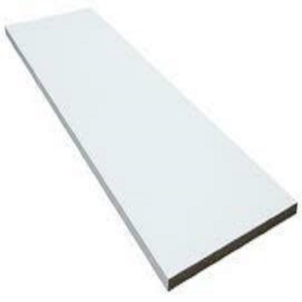 Picture of 8' 15" WHITE CHIPBOARD PANEL