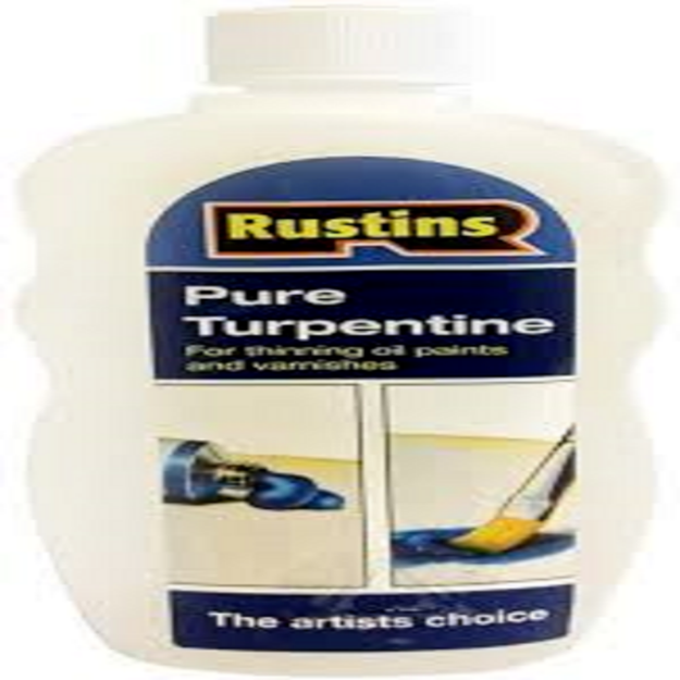 Picture of 300ML RUSTINS PURE TURPENTINE