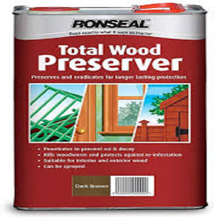Picture of 2.5 LTR RONSEAL TOTAL WOOD PRESERVER D/BROWN