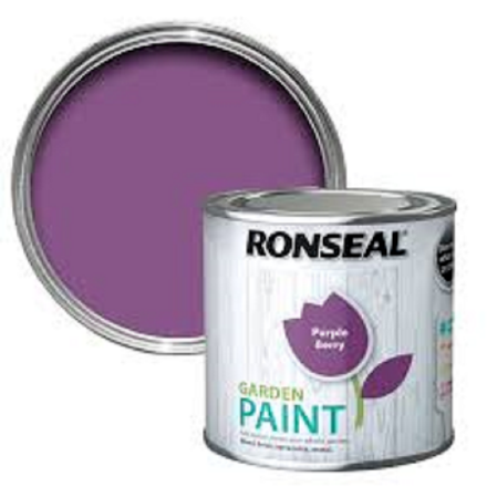 Picture of 2.5LTR  RONSEAL GARDEN PAINT  PURPLE BERRY