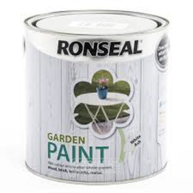 Picture of 2.5LTR  RONSEAL GARDEN PAINT  WHITE ASH