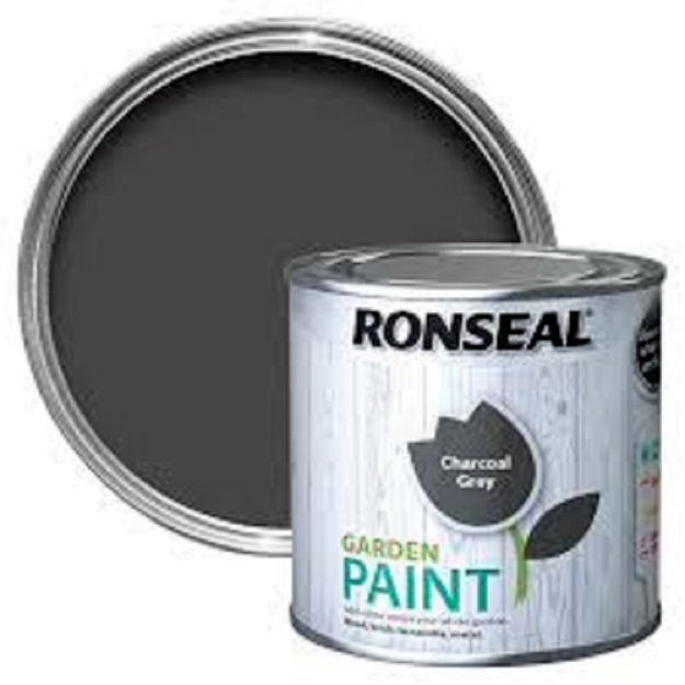Picture of 2.5LTR  RONSEAL GARDEN PAINT CHARCOAL GREY