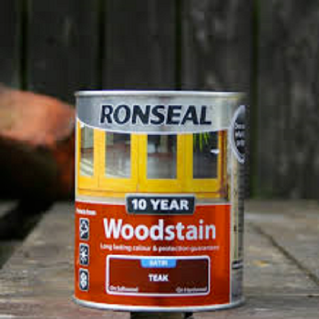 Picture of 750Ml  RONSEAL TEAK 10 YEAR WOODSTAIN