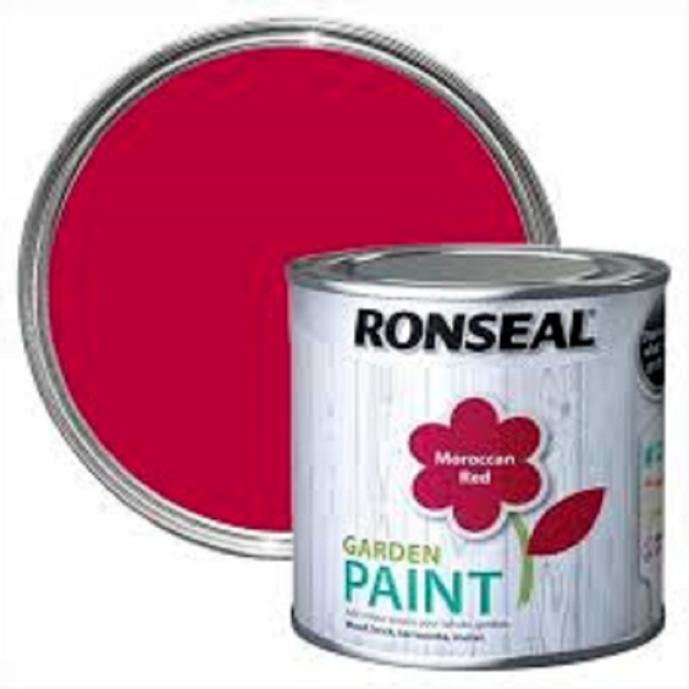 Picture of 750ML RONSEAL GARDEN PAINT MOROCCAN RED