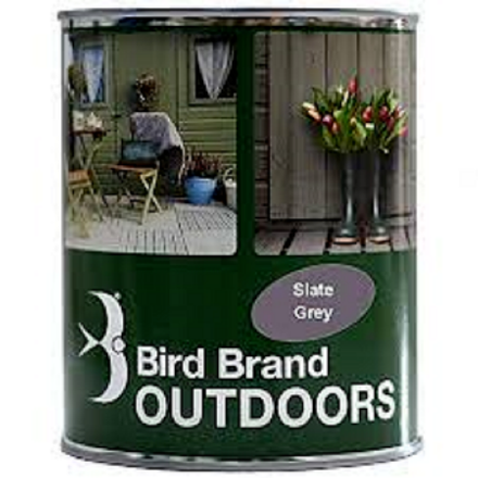 Picture of BIRD BRAND OUTDOOR PAINT SLATE GREY 1L
