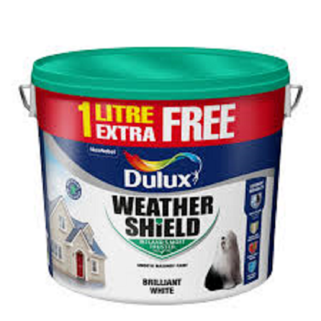 Picture of 11LTR DULUX WEATHERSHIELD PAINT  WHITE
