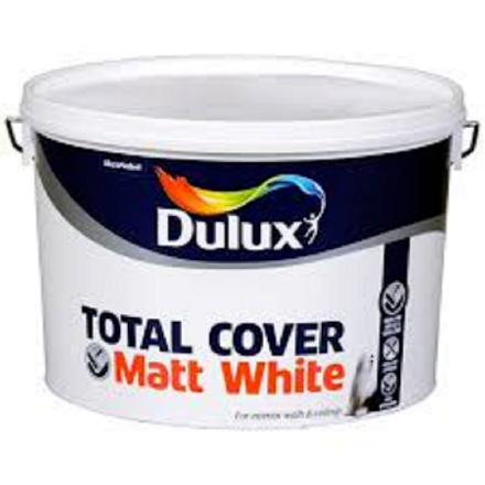 Picture of 10 LTR DULUX  TOTAL COVER MATT WHITE