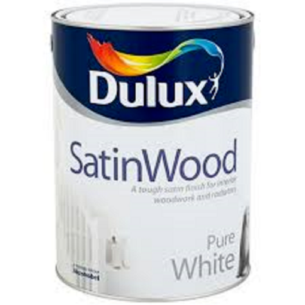 Picture of 5 LITRE DULUX SATINWOOD PURE WHITE