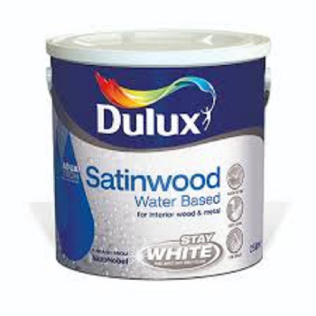 Picture of 750ML DULUX  WATER BASED SATINWOOD WHITE