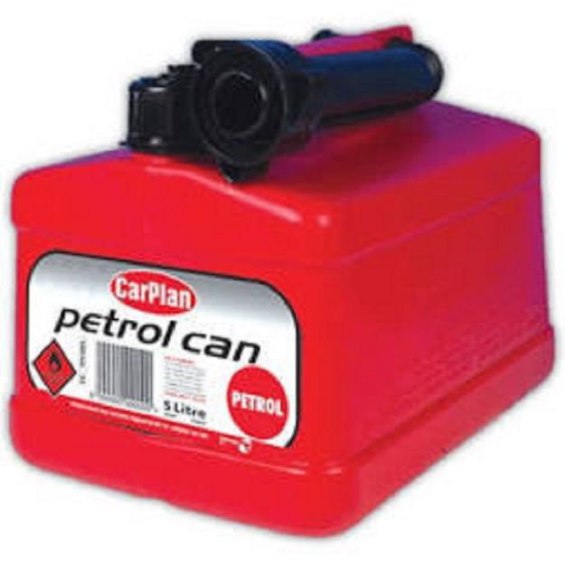 Picture of TETRA PETROL CAN RED 5 LITRE 230159