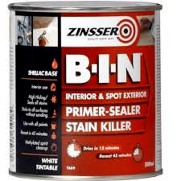 Picture of ZINSSER B-I-N PRIMER SEALER 500ML