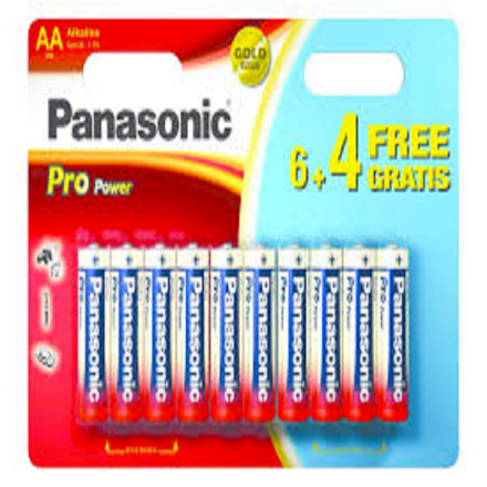Picture of PANASONIC  PRO POWER AA   BATTERIES 6 +4 FREE