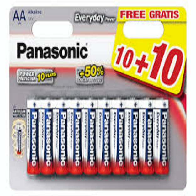 Picture of PANASONIC EVERYDAY POWER 10+10FR  LR6 BATTERY
