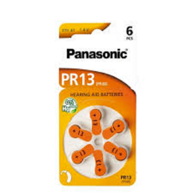 Picture of PANASONIC HEARING AID BATTERIES PR13