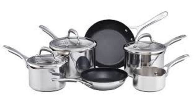 Picture of MEYER SELECT 6 PCE SAUCEPAN SET SS