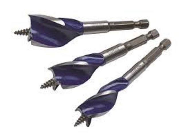 Picture of IRWIN 3 PIECE BLUE GROOVE STUBBY BIT SET