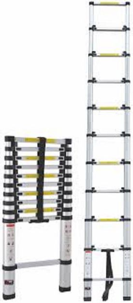 Picture of PROTOOL 3.8M TELESCOPIC LADDER