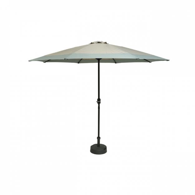 Picture of PARASOL 3M TAUPE WITH GREEN EDGE