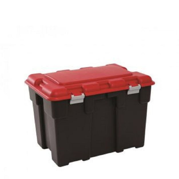 Picture of Explorer Extra Large Storage Trunk 185ltr - Black & Red