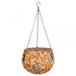 Picture of DECO FAUX RATTAN HANGING BALL 9"