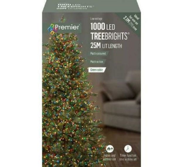 Picture of 1000 LED MULTI-ACTION TREEBRIGHTS WITH TIMER - MULTI COLOURED