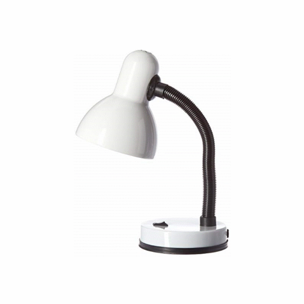 Picture of E27 WHITE DESK LAMP - 40W