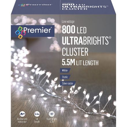 Picture of Premier 800 Low Voltage LED Ultrabrights Cluster - White