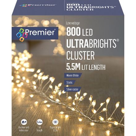 Picture of Premier 800 Low Voltage LED Ultrabrights Cluster - Warm White