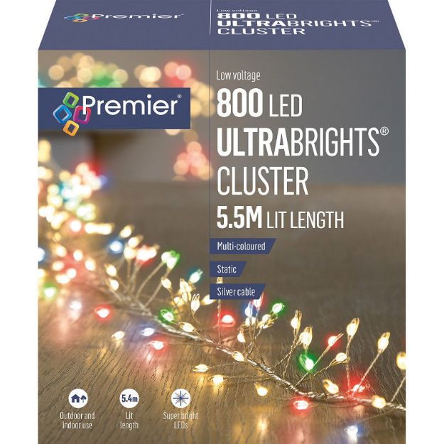 Picture of Premier 800 Low Voltage LED Ultrabrights Cluster -Multi coloured