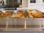 Picture of STAINLESS STEEL 3 PAN BUFFET SERVER & HOT PLATE