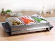 Picture of STAINLESS STEEL 3 PAN BUFFET SERVER & HOT PLATE