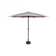 Picture of PARASOL 3M GREY WITH PINK EDGE