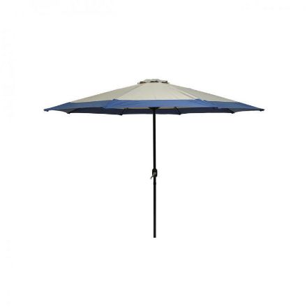 Picture of PARASOL 3M TAUPE WITH BLUE EDGE