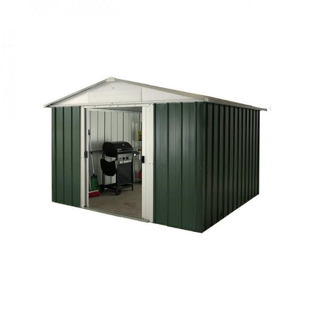 Picture of Garden Shed Yardmaster Emerald Deluxe Apex Metal Shed - 10ft x 10ft
