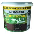 Picture of RONSEAL FENCE LIFE DARK OAK ONE COAT 12L