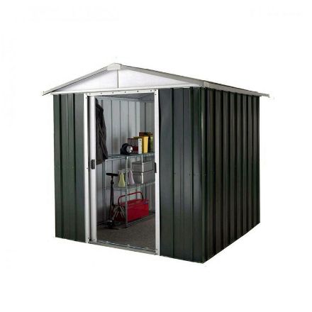 Picture of Garden Shed Yardmaster Emerald Deluxe Apex Metal Shed 67GEYZ - 6ft x 7ft