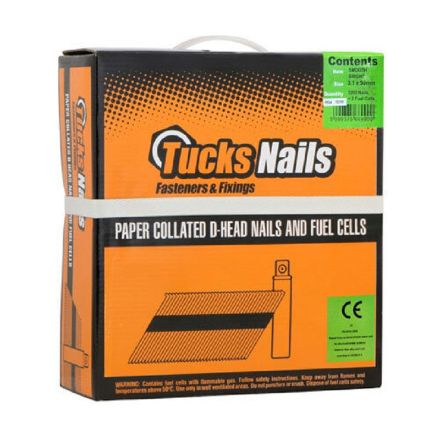 Picture of TUCKS NAIL FUEL PACK SMOOTH BRIGHT 3.1 X 90MM