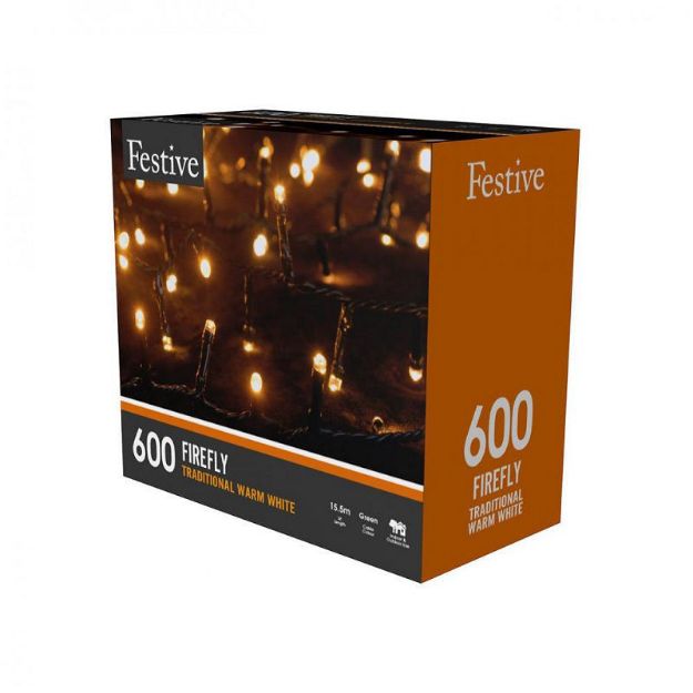 Picture of FESTIVE 600 Traditional Warm White Firefly Lights