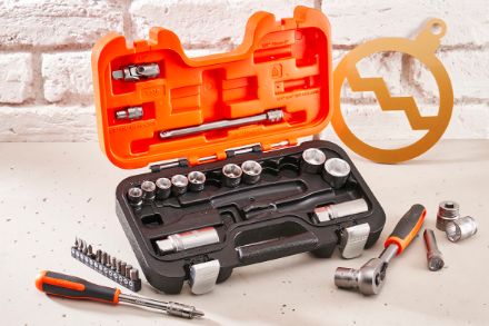 Picture of BAHCO SOCKET SET 34 PIECE & ACCESSORY SET
