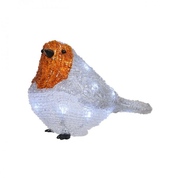 Picture of LED ACRYLIC ROBIN - 14CM