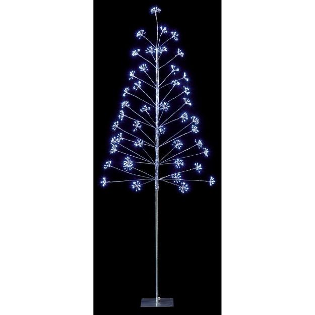 Picture of LED MICROBRIGHTS TREE - SILVER - WHITE LEDs