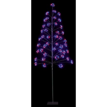 Picture of LED MICROBRIGHTS TREE - BLACK - RAINBOW LEDs