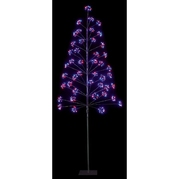 Picture of LED MICROBRIGHTS TREE - BLACK - RAINBOW LEDs