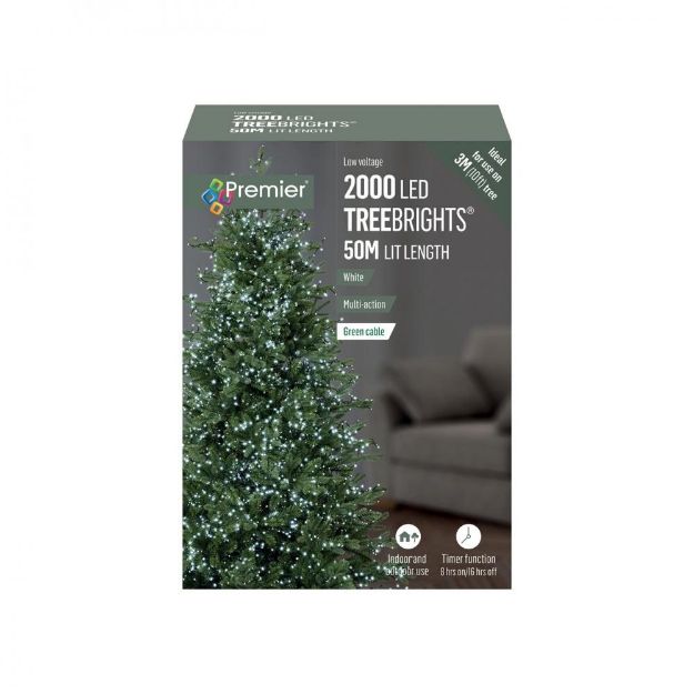 Picture of 2000 LED MULTI-ACTION TREEBRIGHTS TIMER -  WHITE
