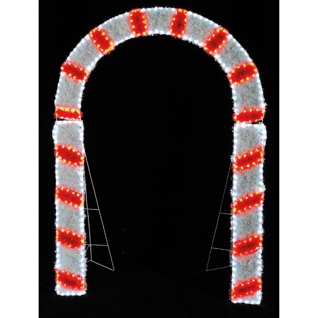 Picture of LED CANDY CANE ARCH ROPE - 200CM X 150CM