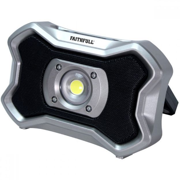 Picture of FAITHFULL 20W RECHARGE WORKLIGHT WITH SPEAKER