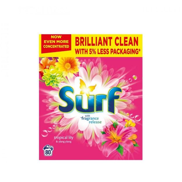 Picture of SURF TROPICAL 80W WASHING POWDER