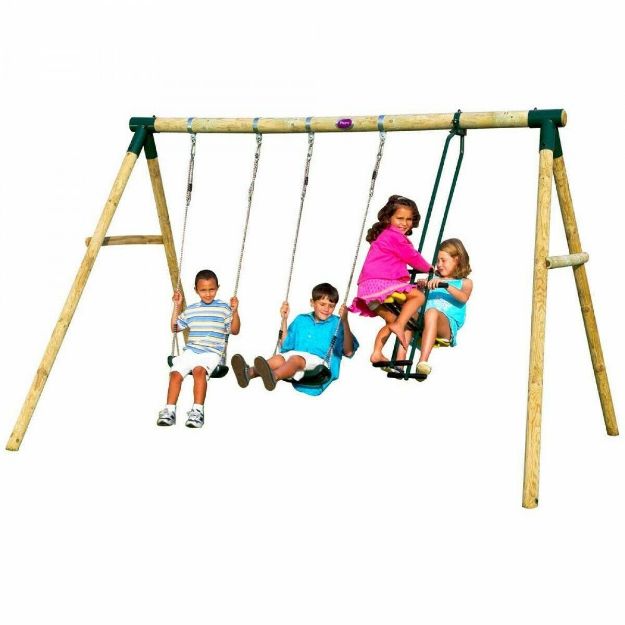 Picture of TRIGANO WOODEN SWING SET